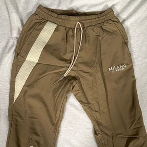 Milano Di Rouge Men's Brown Joggers